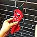 Soft Red Hot Sauce Case for iPhone 6/6s Regular iPhone6 iPhone6s Rubberized Silicone Fun Novelty Unique Special Cool High Fashion Bold Protective Shockproof Thick Gift Guys Boys Men Teens Girls Women