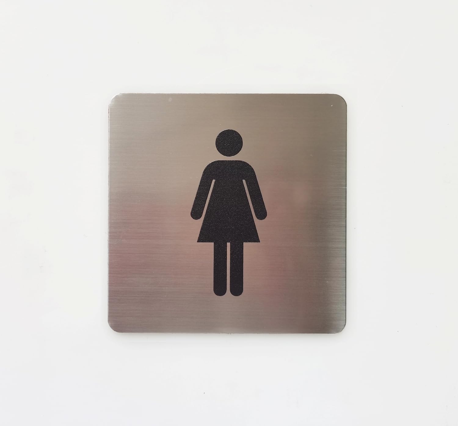 Pandiui23 Stickers made of aluminium - thickness 0.6 mm - diameter 100 mm - aluminium (bath board women)