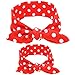 DHnewsun Beautiful Rabbit Ear Headband Highest Quality Mother and Baby Headbands