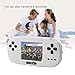 Rongyuxuan Handheld Game Console, Portable Gaming Console 2.8”LCD PVP PLUS Game Player Handheld Game Console with 168 Classic Games, USB Charge Birthday for Children