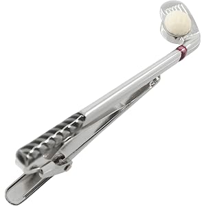 Golf Club Tie Clip Tie Bar – Putter, Driver & Iron Styles