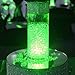 SOKATON Submersible Tea Light Battery Operated Waterproof LED Tealights Underwater Vase Light for Christmas Xmas Holloween Party Wedding Decoration - Pack of 24 - Green