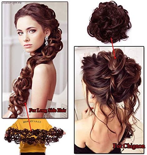 Verbier Messy Hair Bun Extension For Women/Girls And Dark Brown Hair Extension 15 Gram Pack Of 1