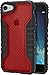 Smartish Silk iPhone 7/8 Tough Case - Silk Armor Protective Rugged Grip Cover - Guardzilla - Includes 2 Tempered Glass Screen Protectors - Crimson