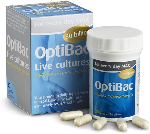 Optibac Probiotics Every Day MAX Good Bacteria Max Strength Vegan