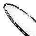 Senston-High Level 2 Player Graphite Badminton Racket Set-Includes 1 Badminton Bag/ 2 Rackets/ 2 Grips (Black + White)