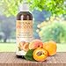 Pure Apricot Oil for Face Healthy Skin and Hair Growth – Cold Pressed from Apricot Kernel Seeds – Massage Carrier Oil for Essential Oils for Aromatherapy – Natural Dry Skin Moisturizer with Vitamin E