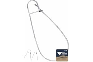 Rogue Endeavor® Large Stainless Steel Spearfishing Stringer & Big Game Clip- Spearfishing,Kayak Fishing & Scuba Diving - Sharpened Tip with Puncture Guards …