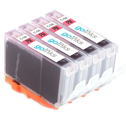 Go Inks 4 Photo Magenta Ink Cartridges to replace Canon CLI-8PM Compatible/non-OEM for PIXMA Printers