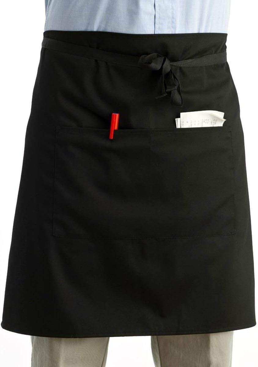 2 Pces Tablier De Chef Vert, Tablier Unisexe Avec 2 Poches Pour Cuisine, Grillades, Barbecue