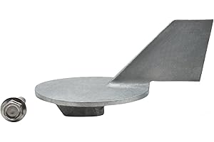 HeuroFosh 6884537102 Trim Tab Anode for Yamaha 60-90 HP Outboard Motors Replace 688-45371-01 67F-45371-00 6K5-45251-00 Sierra 18-6070