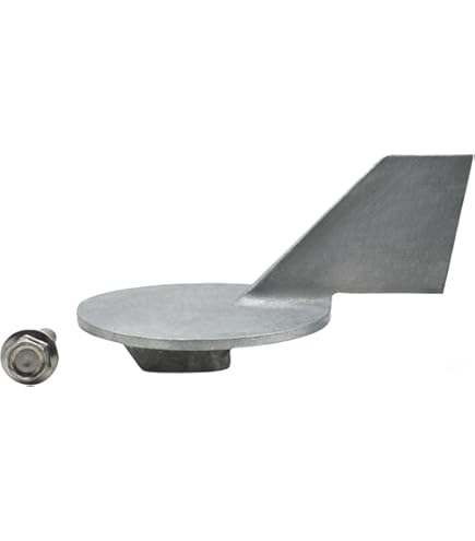 Amazon.com: Trim Tab Zinc Anode for Mercury 6, 8, 9.9, and