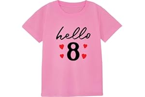 Birthday Shirt Girl 4th 5th 6th 7th 8th 9th Birthday Girl Shirt-Classic Crewneck Cotton Tees