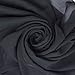 FALETO Womens Swimsuit Chiffon Cover Up Floral Beach Sarong Bikini Swimwear Wrap,#1-Solid Blac