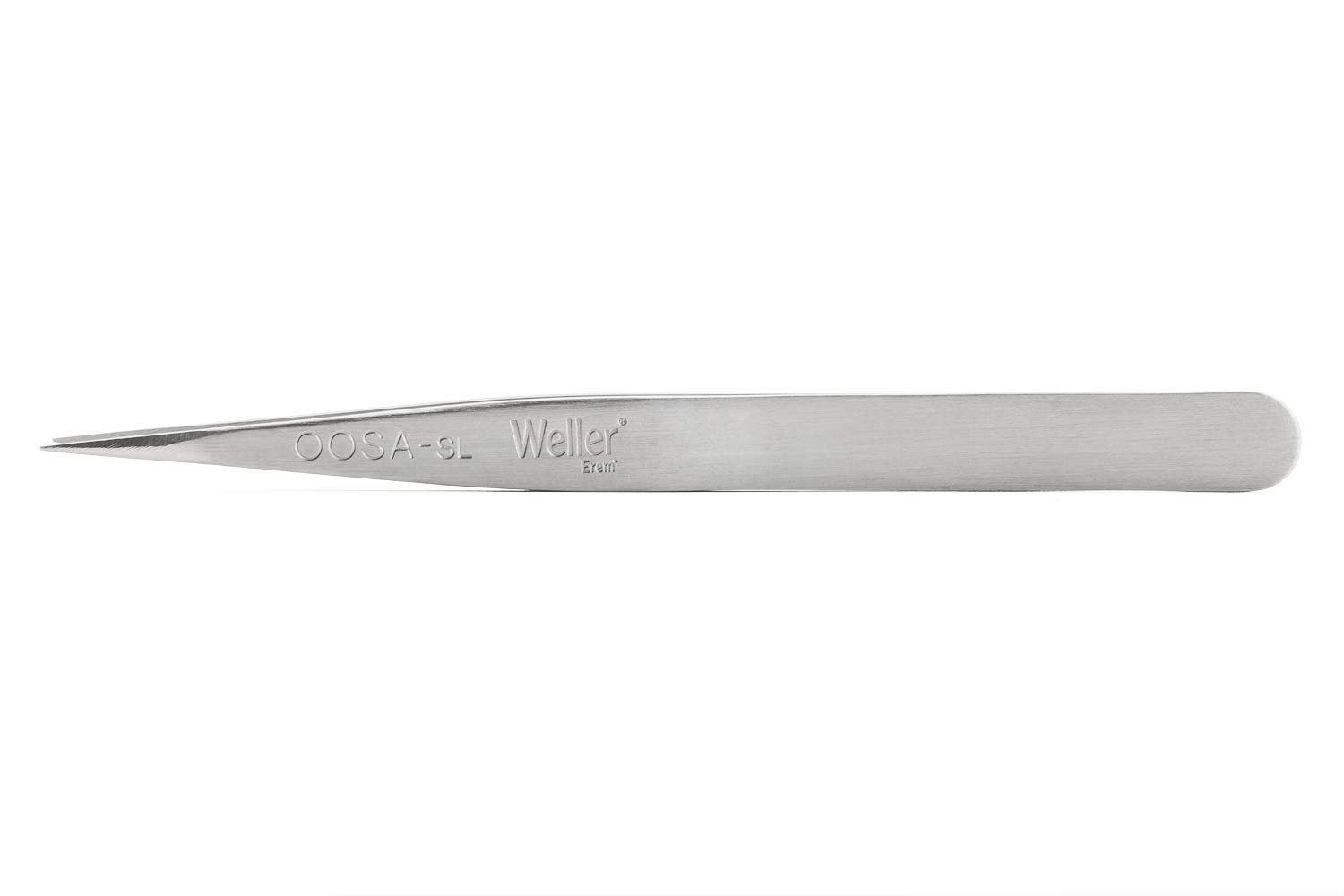 Weller Erem OOSASL Precision Tweezers with Pointed Tips, 120 mm