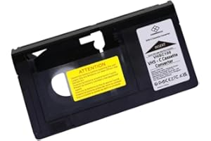 FVDPWYE VHS C Tape Cassette Adapter Motorized VHS Cassette Converter Device Professional for Camcorders Not Suitable for Mini