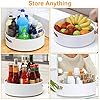 Semlos Lazy Susan Turntable Cupboard Organizer, Multi-Functional Spice Rack for Kitchen Storage and Organization…