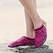 CIOR Women Men's Quick-Dry Water Sports Aqua Swimming Shoes Socks with Holey Ventilation KPU Outsole,SYY13,pink,L