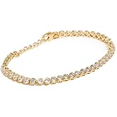 Madewell Women's The Tennis Collection Bezel Set Crystal Bracelet