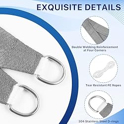 RoomHacks 10'x13' Sun Shade Sail, UV Protection