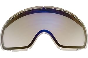 ZERO TECH BASE Compatible Replacement Lens for Oakley Crowbar Snow Goggles Clear type