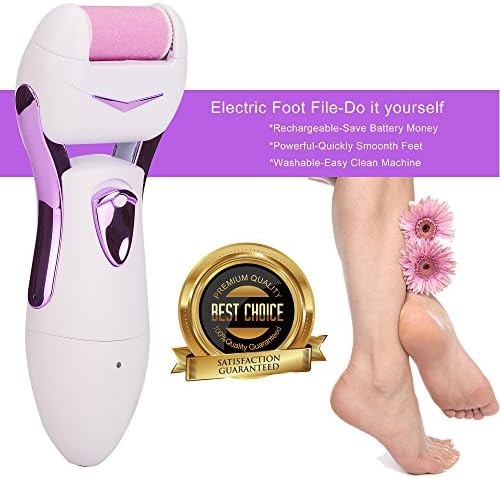 IPEDICARE Rechargeable Callus Remover and Callus Remover Shaver - Best Rechargeable Pedicure Foot Care File Tool - Remove Dead, Hard,Cracked Skin and Reduce Calluses on Feet in Just Seconds-