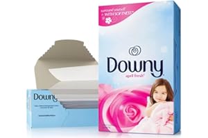 Downy Fabric Softener Dryer Sheets, April Fresh, 105 count