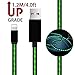 iPhone Cables,AoLiPlus Visible Flowing EL Light LED Lightning to USB Cable 8-Pin Data Sync Cord for iPhone 7/7 Plus/ 6/ 6 Plus/ 6s/ 6s Plus /5/5s/SE iPad/iPod/Beats Pill+ and More,1.2M(Green)