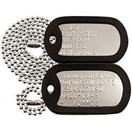 Personalized Military Dog Tags - STAINLESS STEEL