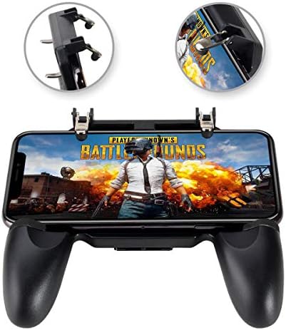 Mobile Game Controller for PUBG, COCASES Phone Trigger Key Gaming Grip Joysticks Gamepad Compatible 4.5-6.5'' Smartphone