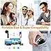 Wireless Headphones, Bluetooth Earphones with Mic Compact in-Ear Mini Cordless Stereo Wireless Earbuds with Portable Charging Case, Compatible for Android Sumsang Huiwei Phones (Black)thumb 2