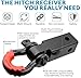motormic Unique Shackle Hitch Receiver 2” (35,000 lbs Max Capacity) with 3/4