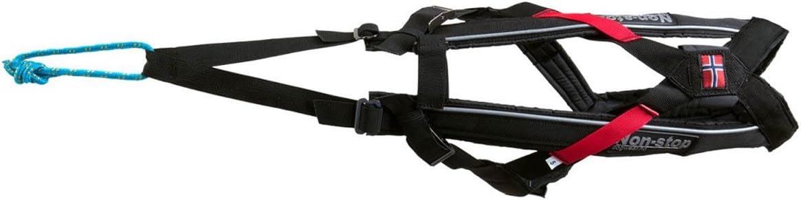 Non-Stop Dogwear Freemotion Harness, Customisable, black, Size 8 - Image 5