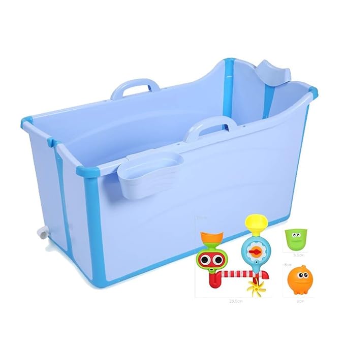 Amazon.com : Household Portable Bathtub Adult，Folding Baby Bath, Baby