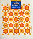 Swedish Dishcloth - Flower Power Yellow