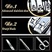 Ownuzz® 7Pcs Manicure Set, Stainless Steel Nail Clipper Set with case, Personal Pedicure Kit for Women Men Girls Travel
