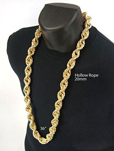 Fashion Mens Rock Crystal Golden Finish 