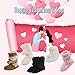 Home Slipper Womens Super Warm with Pom Poms Lined Tall Indoor Room Floor House Boots Slippers Shoes,US 7/8