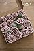 Ling's moment Artificial Flowers 50Pcs Dusty Rose Roses Decor w/Stems,3