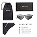 Sunglasses for Women WISH CLUB Retro Vintage Tinted Lens Cat Eye Sunglasses Clout Goggles Mental Frame