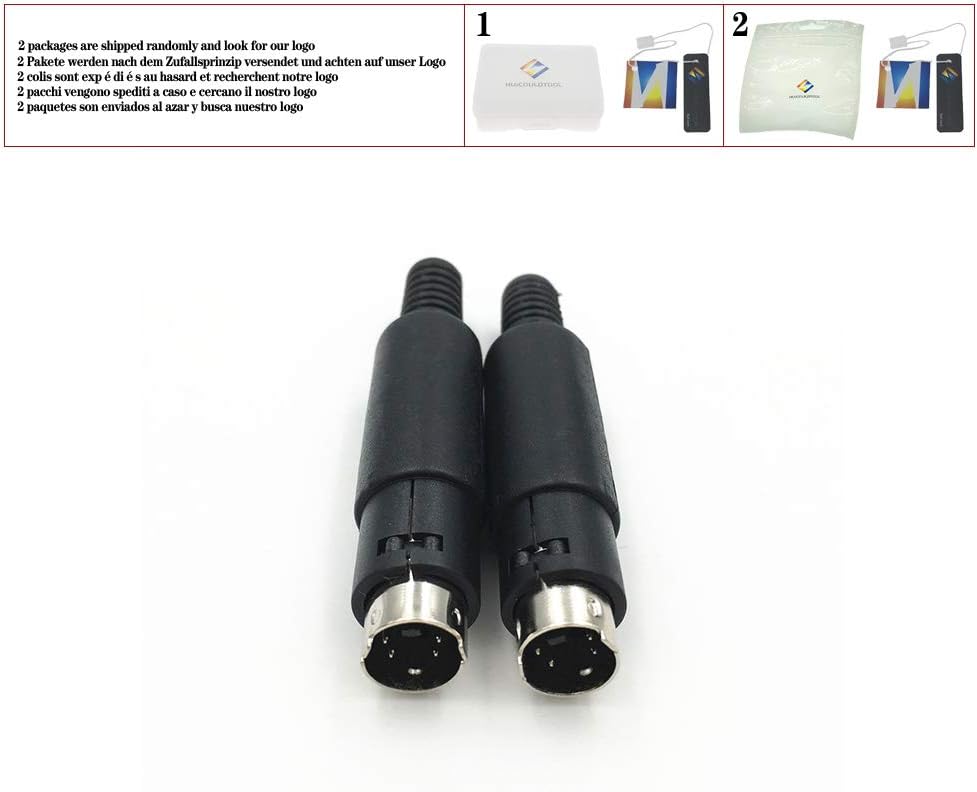 1 Unids Mini 3 4 5 6 7 8 9 Pin Din Macho Con Mango De Plastico Adaptador Cables De Soldadura Conector Diy 7pin Electronica Accesorios The1964brand Com