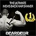 Men's Back Hair Shaver Personal Body Grooming Remove Unwanted Hair Easily_ New, Safe & Durable Design, Perfect For Dry & Wet Use, BONUS 3 FREE Blade Razor Refills
