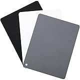 JJC 4" x 5.2" PVC White Balance Card Set for Achieving Perfect Color Balance in Your Photos - Including an 18% Neutral Grey C