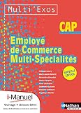 Image de Employé de commerce multi-spécialités CAP Multi'Exos : Nouvelle édition avec i-manuel