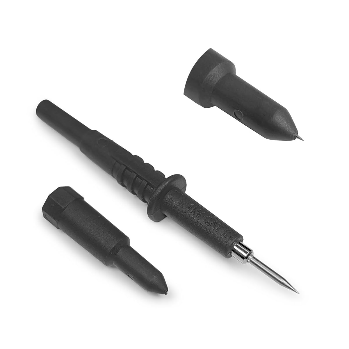 Pico Technology Black shrouded multimeter test prod 1000 V CAT III with shrouded 4 mm banana connector