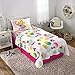 Nickelodeon Sunny Day Soft Microfiber 3 Piece Kids Bedding Twin Sheet Set, Pink