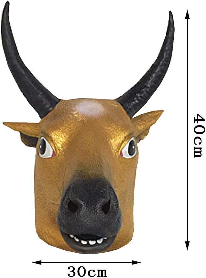 Animal Headgear Cow Demon Headpiece Masquerade Funny Show Mask Amazon Ca Home Kitchen