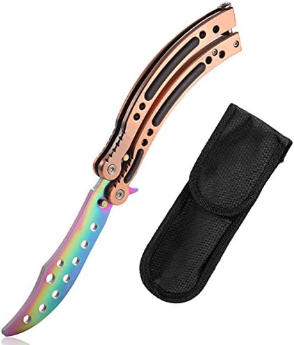 TitanFan Practice Butterfly Knife Butterfly Comb Tool, Unsharpened Blade