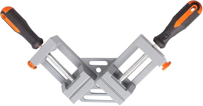 Quick Release Durable 2 Handle 90 Diy Adjustable Swing Jaw Right Angle Corner Mobile Clamp Miter Vise Vice Woodworking Clamping Tool Amazon In Home Improvement