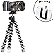 Joby GorillaPod Hybrid Flexible Tripod (Gray) for Compact System Cameras and for Action Cameras and a Bonus Universal Smartphone Tripod Mount Adapter works for iPhone 7, 7 Plus, 6, 6 Plus, 5, 5s, 5c, HTC One, Galaxy S2, S3, S4, S5, S6, S7 and Most Smartphones